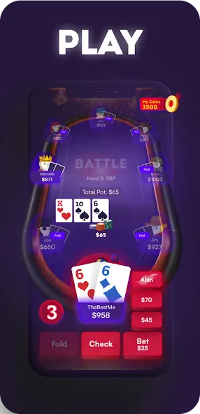 Prometheus: Battle Poker (Прометей) МОД/Взлом [Много денег, Монет и Все открыто] Screenshot 1