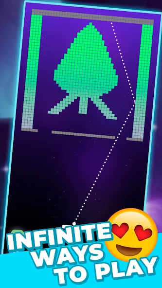 Bricks King (Брикс Кинг) МОД/Взлом [Меню, Бесконечные монеты и Открытые уровни] Screenshot 2