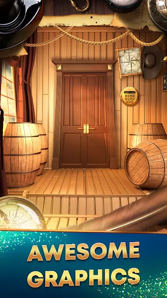 Puzzle 100 Doors - Room escape МОД/Взлом [Много монет, Открытые уровни и Мега MOD] Screenshot 3