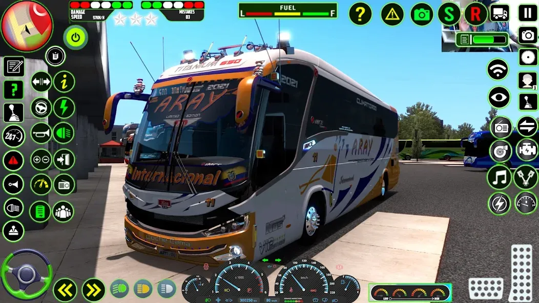 Euro Coach Bus Simulator 3D (Паблик Коуч Бас Драйвинг 3Д) МОД/Взлом [Все открыто, Дополнительные деньги и Меню MOD] Screenshot 1