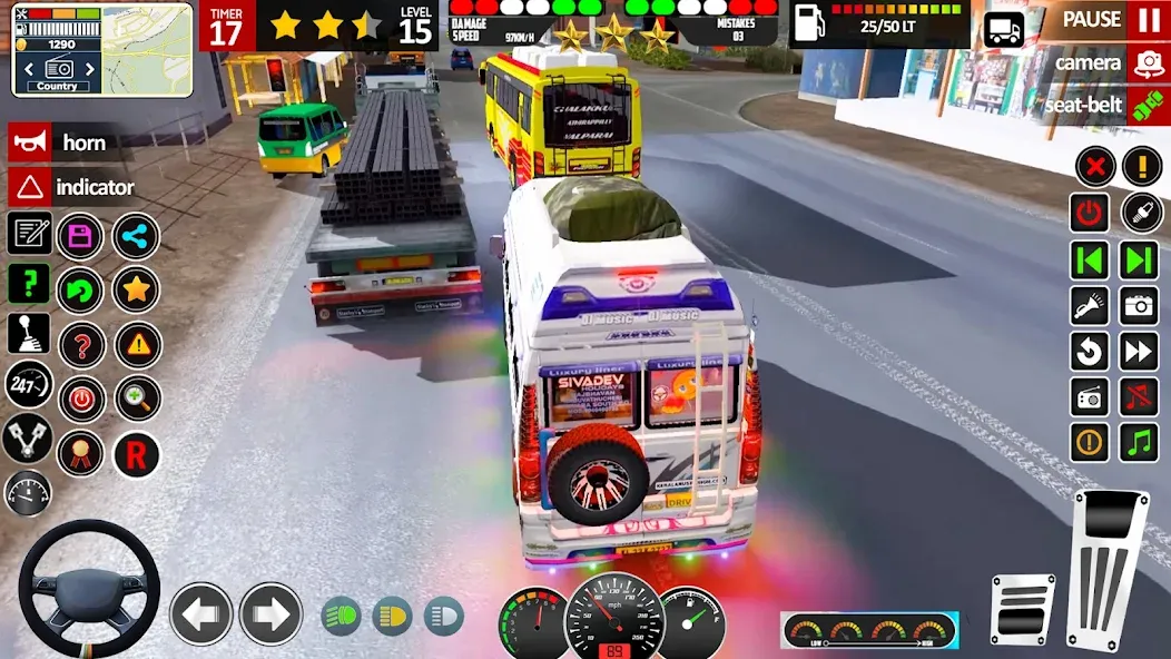 Euro Coach Bus Simulator 3D (Паблик Коуч Бас Драйвинг 3Д) МОД/Взлом [Все открыто, Дополнительные деньги и Меню MOD] Screenshot 3