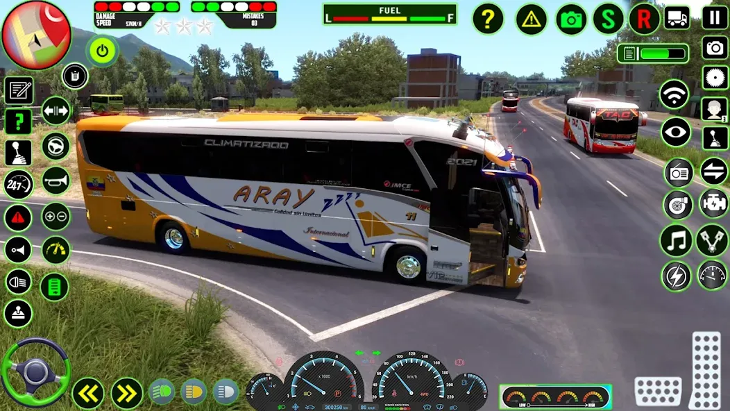 Euro Coach Bus Simulator 3D (Паблик Коуч Бас Драйвинг 3Д) МОД/Взлом [Все открыто, Дополнительные деньги и Меню MOD] Screenshot 4
