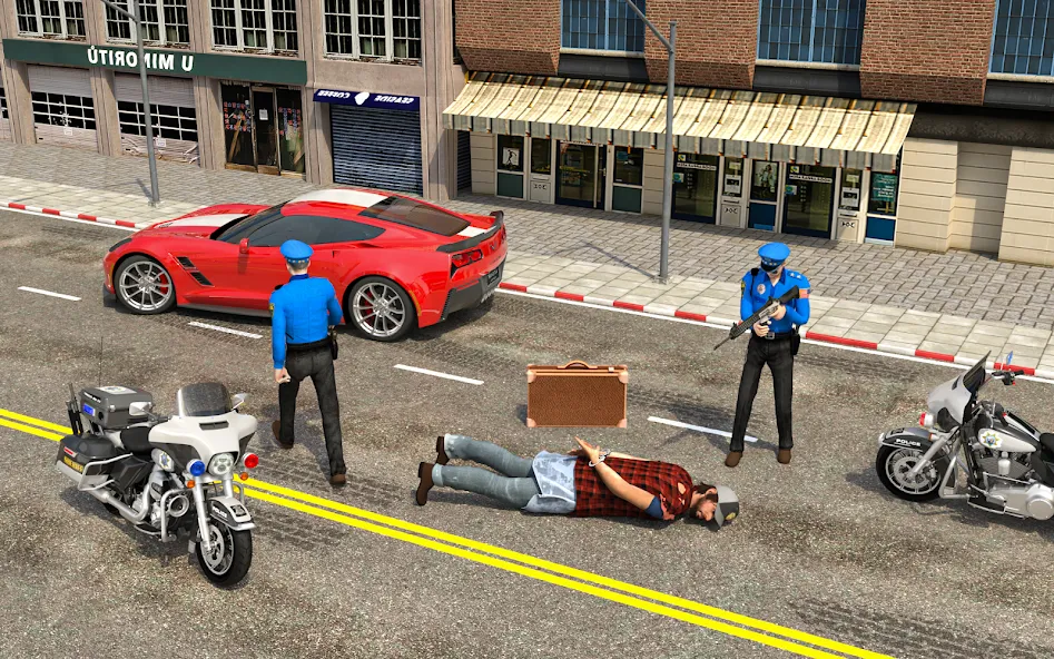 City Police Car Driving Games МОД/Взлом [Меню, Бесконечные монеты и Открытые уровни] Screenshot 2