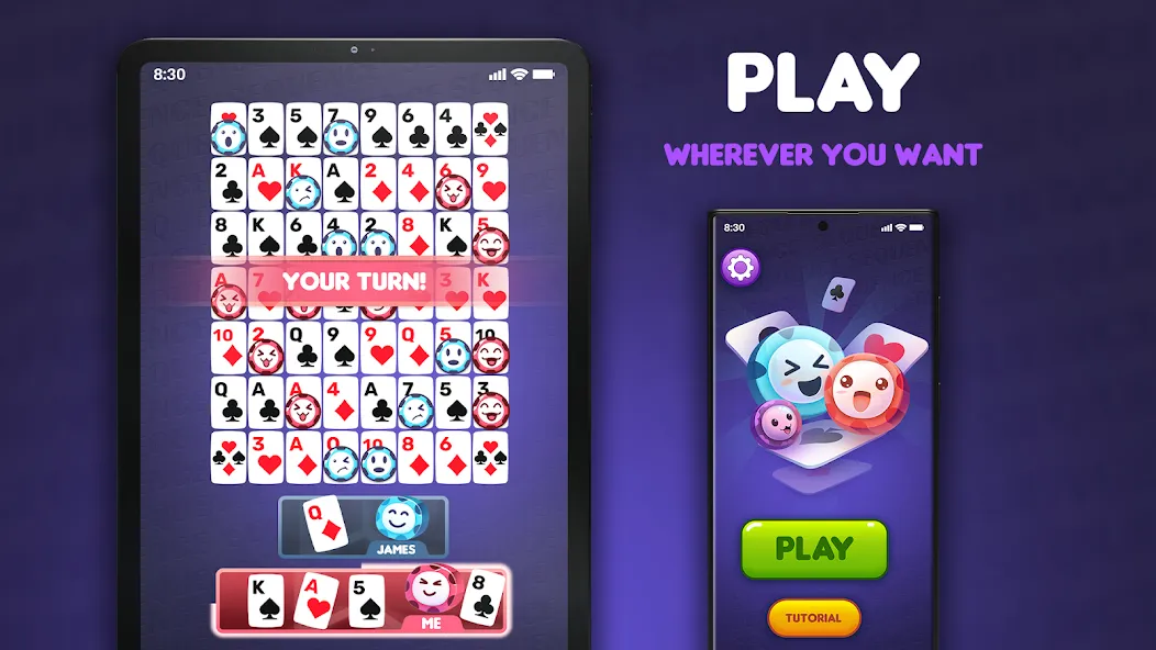One-Eyed Jack: Card game (Сиквенс) МОД/Взлом [Много денег, Монет и Все открыто] Screenshot 1