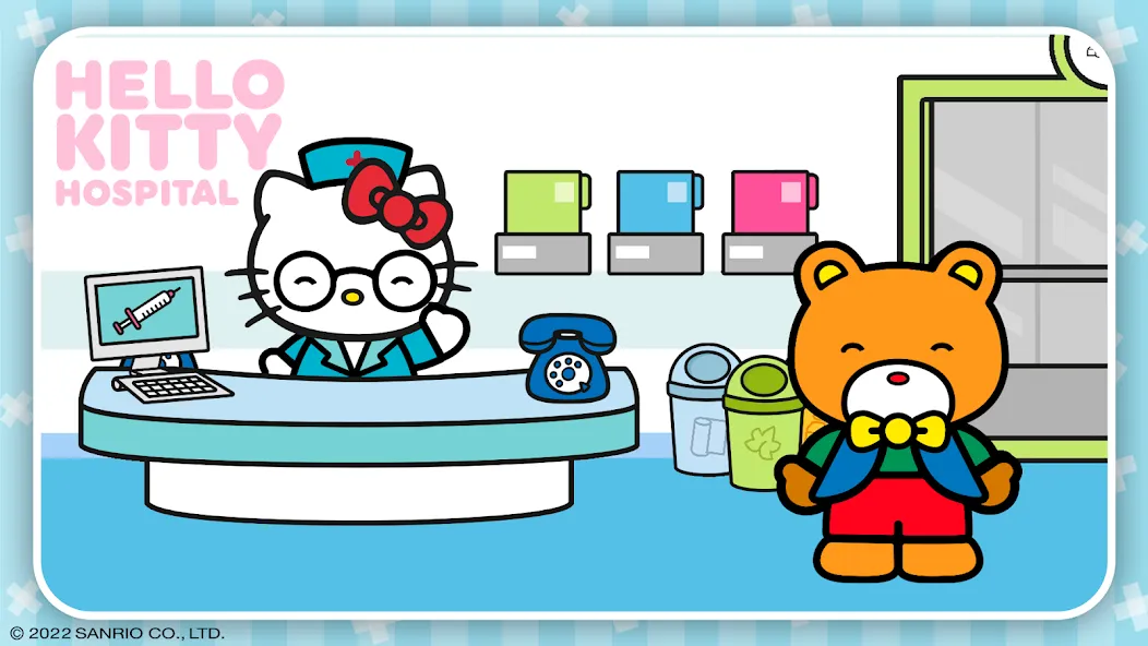 Hello Kitty: Kids Hospital (Хелло Китти) МОД/Взлом [Все открыто, Дополнительные деньги и Меню MOD] Screenshot 1