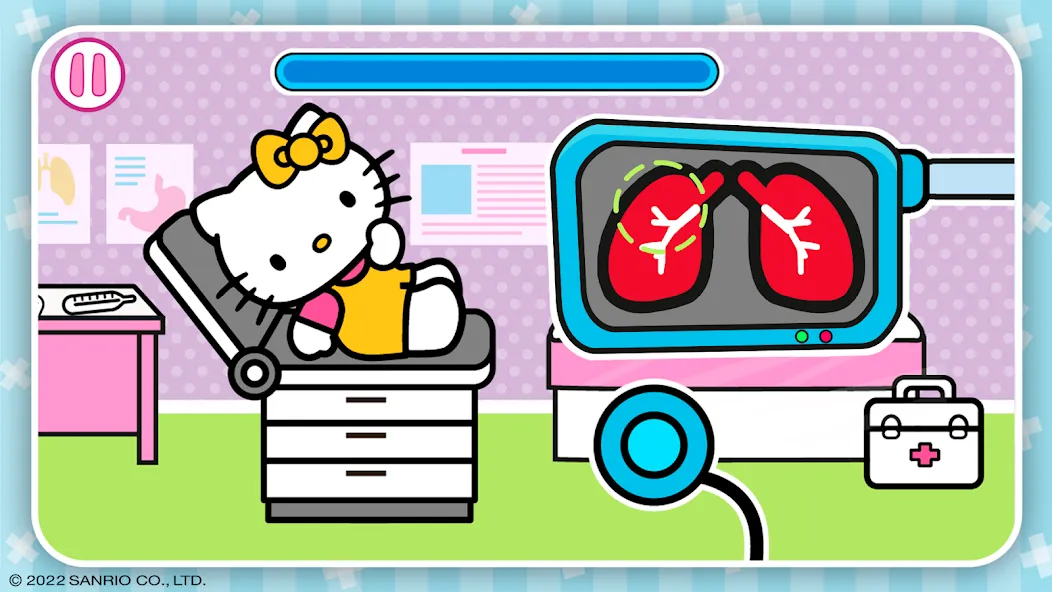 Hello Kitty: Kids Hospital (Хелло Китти) МОД/Взлом [Все открыто, Дополнительные деньги и Меню MOD] Screenshot 3