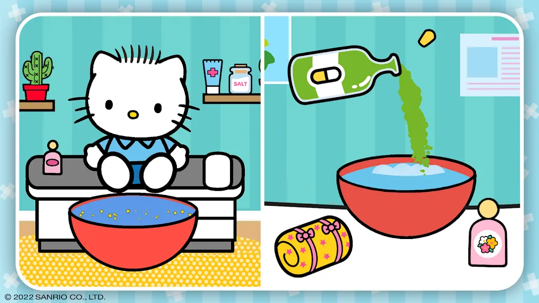 Hello Kitty: Kids Hospital (Хелло Китти) МОД/Взлом [Все открыто, Дополнительные деньги и Меню MOD] Screenshot 4