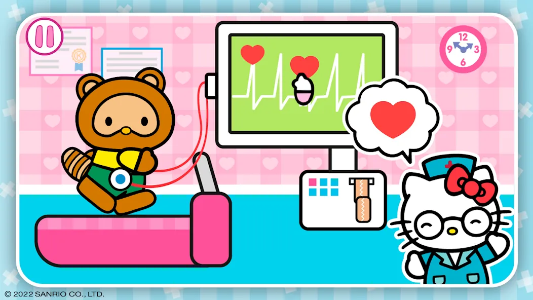 Hello Kitty: Kids Hospital (Хелло Китти) МОД/Взлом [Все открыто, Дополнительные деньги и Меню MOD] Screenshot 5