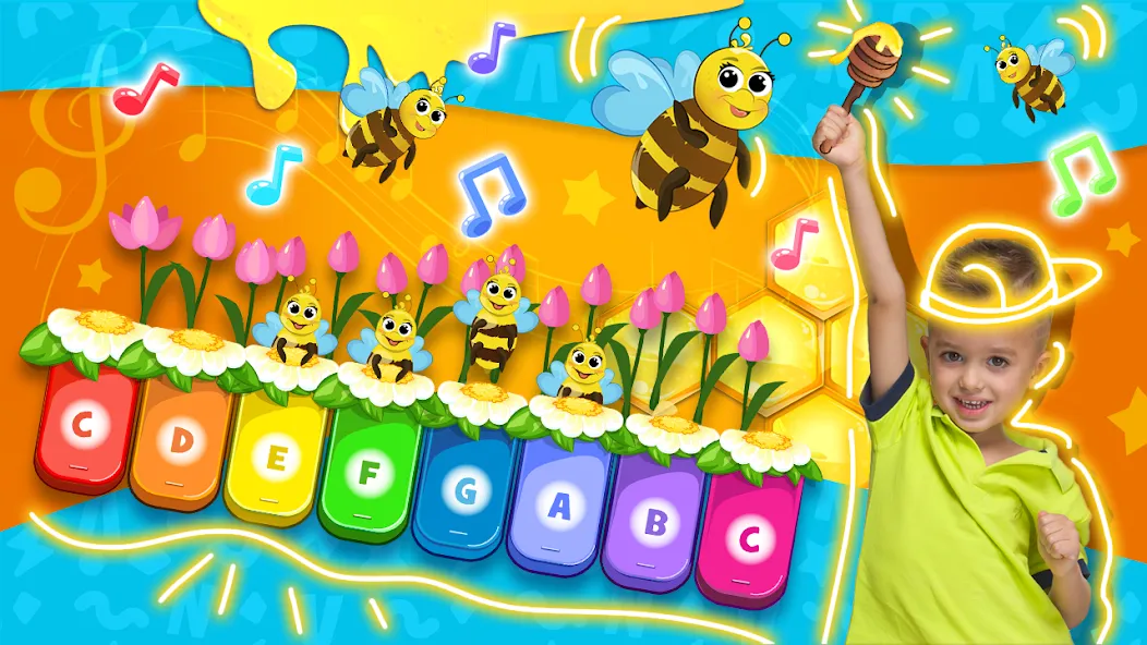 Vlad and Niki: Kids Piano МОД/Взлом [Много денег, Монет и Все открыто] Screenshot 1