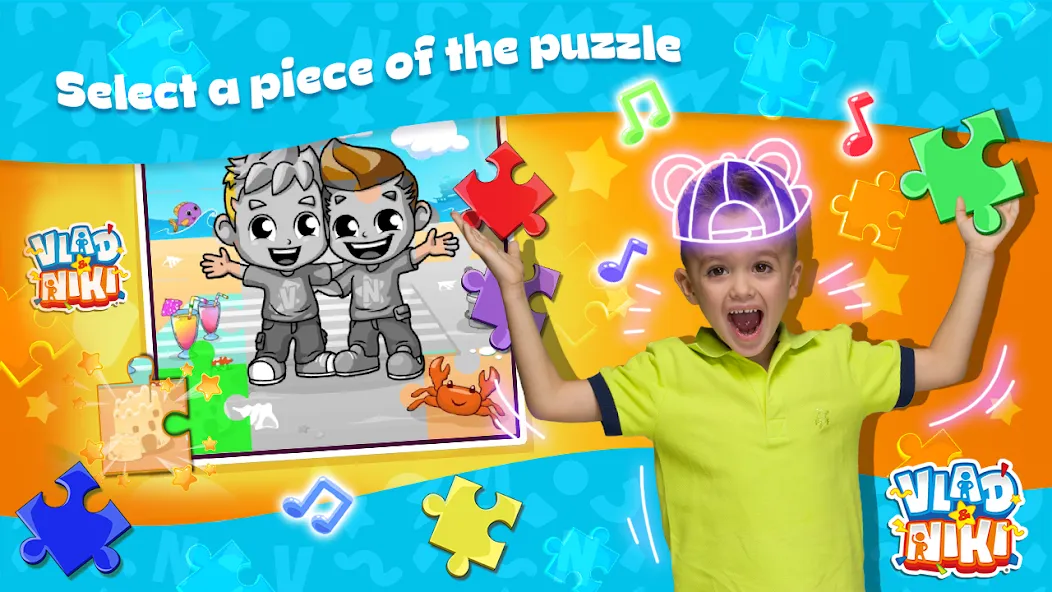 Vlad and Niki: Kids Piano МОД/Взлом [Много денег, Монет и Все открыто] Screenshot 5