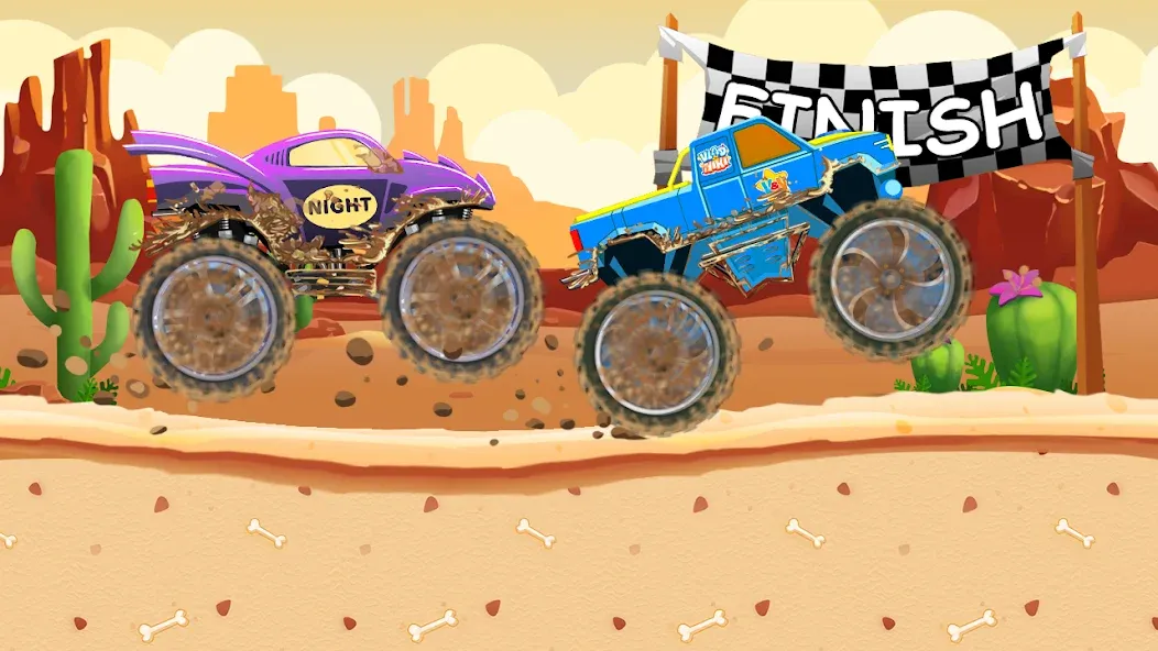 Monster Truck Vlad & Niki МОД/Взлом [Все открыто, Дополнительные деньги и Меню MOD] Screenshot 2