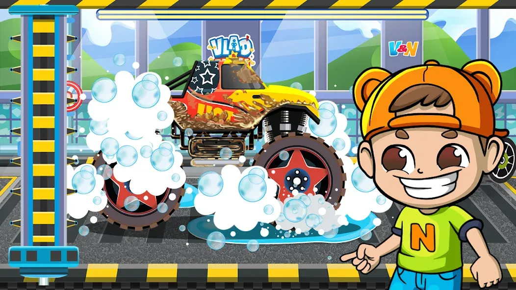 Monster Truck Vlad & Niki МОД/Взлом [Все открыто, Дополнительные деньги и Меню MOD] Screenshot 3