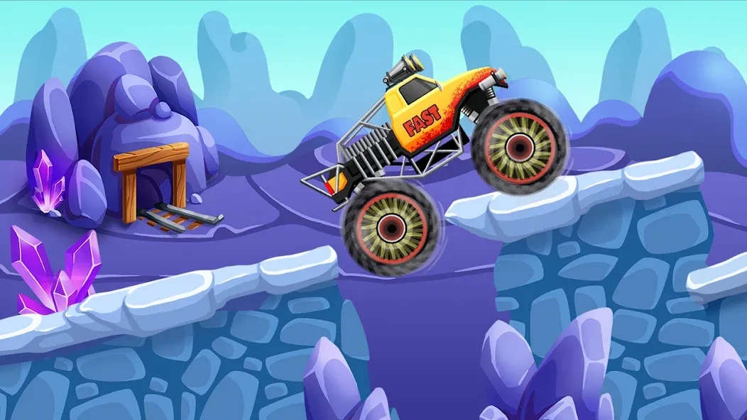 Monster Truck Vlad & Niki МОД/Взлом [Все открыто, Дополнительные деньги и Меню MOD] Screenshot 4