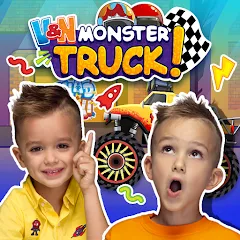 Скачать Monster Truck Vlad & Niki Взлом (Все открыто) на Андроид бесплатно