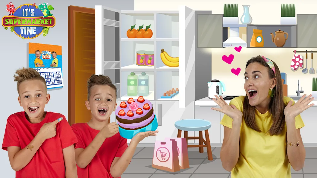 Vlad & Niki Supermarket game МОД/Взлом [Много денег, Монет и Все открыто] Screenshot 5