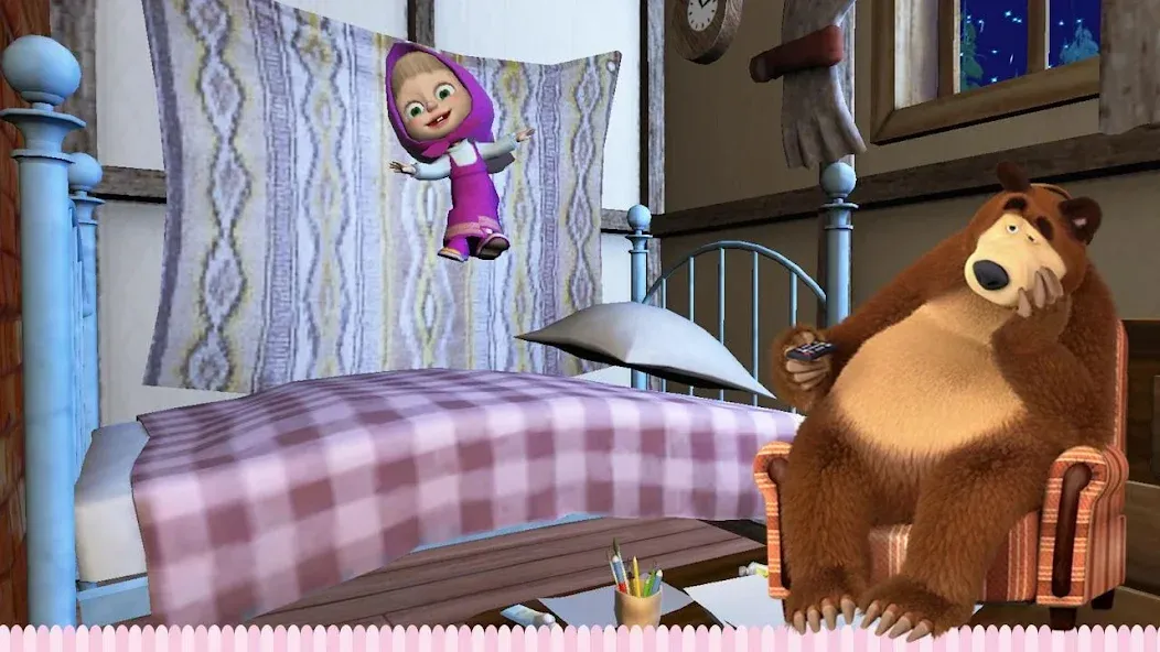 Masha and the Bear: Good Night МОД/Взлом [Бесконечные деньги, Монеты и Мега MOD] Screenshot 3