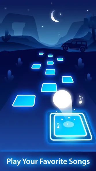 Magic Ball Tiles Hop Music Run (Меджик Бол Тайлз Хоп Мьюзик Ран) МОД/Взлом [Много монет, Открытые уровни и Мега MOD] Screenshot 2