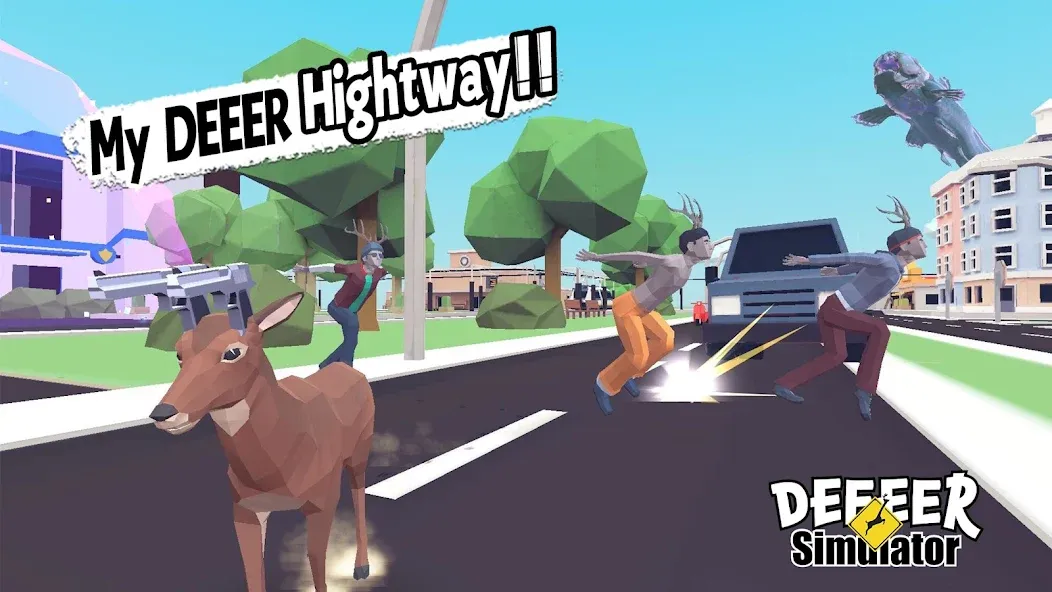 DEEEER Simulator: Modern World (ДИИИР Симулятор) МОД/Взлом [Много денег, Монет и Все открыто] Screenshot 1