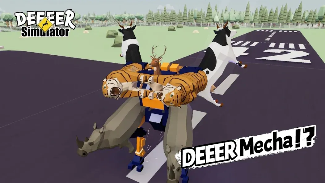 DEEEER Simulator: Modern World (ДИИИР Симулятор) МОД/Взлом [Много денег, Монет и Все открыто] Screenshot 5