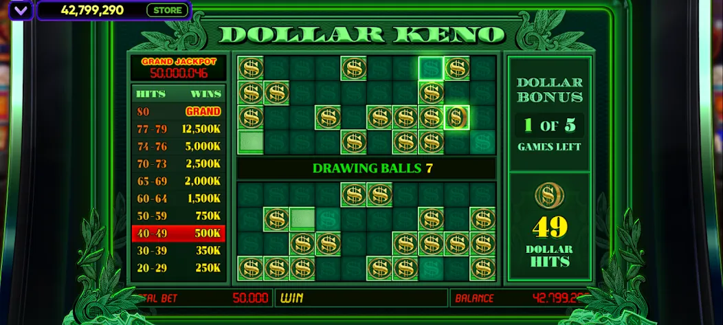 Vegas Keno (Вегас Кено) МОД/Взлом [Бесконечные деньги, Монеты и Мега MOD] Screenshot 3