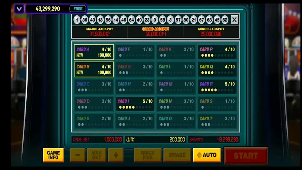Vegas Keno (Вегас Кено) МОД/Взлом [Бесконечные деньги, Монеты и Мега MOD] Screenshot 4