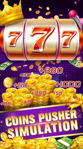 Daily Pusher Slots 777 (Дейли Пушер Слотс 777) МОД/Взлом [Деньги, Монеты и Меню MOD] Screenshot 2