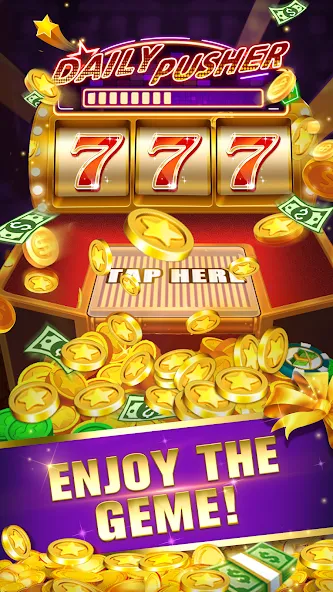 Daily Pusher Slots 777 (Дейли Пушер Слотс 777) МОД/Взлом [Деньги, Монеты и Меню MOD] Screenshot 3