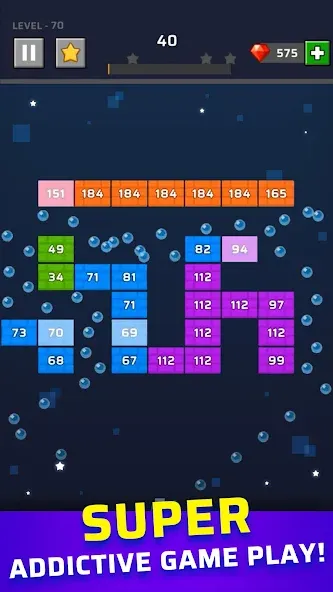 Brick Out - Shoot the ball (Брик Аут) МОД/Взлом [Бесконечные деньги, Монеты и Мега MOD] Screenshot 3