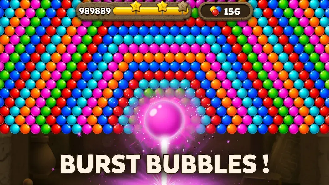 Bubble Pop Origin! Puzzle Game МОД/Взлом [Меню, Бесконечные монеты и Открытые уровни] Screenshot 1