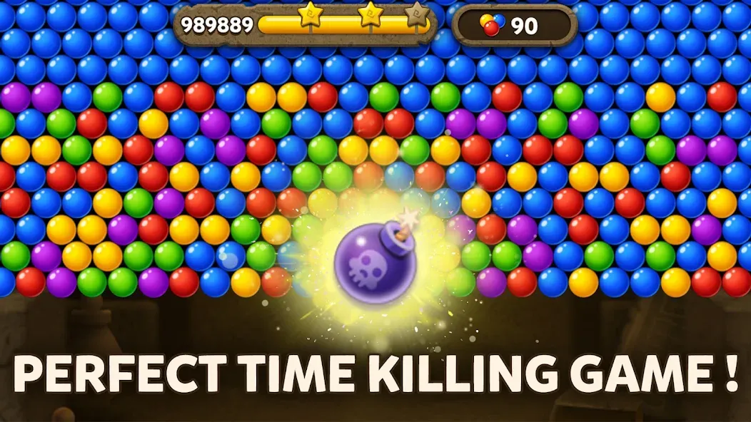 Bubble Pop Origin! Puzzle Game МОД/Взлом [Меню, Бесконечные монеты и Открытые уровни] Screenshot 2