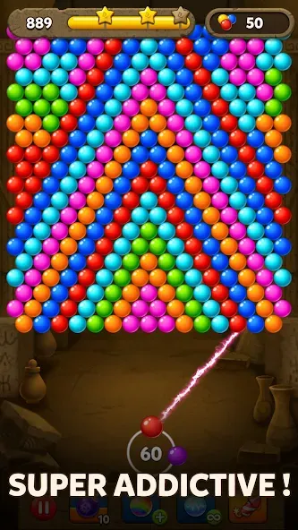 Bubble Pop Origin! Puzzle Game МОД/Взлом [Меню, Бесконечные монеты и Открытые уровни] Screenshot 5