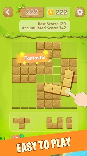 Puzzle Green Blocks (Пазл Зеленые Блоки) МОД/Взлом [Меню, Бесконечные монеты и Открытые уровни] Screenshot 4
