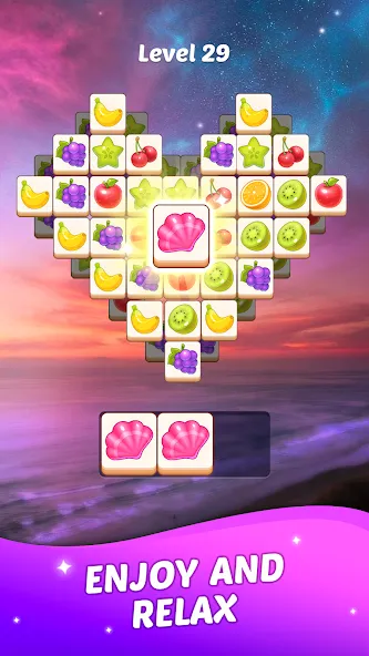 Match Tile Scenery (Матч Тайл Сценери) МОД/Взлом [Бесконечные деньги, Монеты и Мега MOD] Screenshot 1