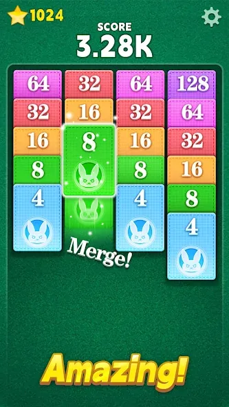 Merge Card Puzzle МОД/Взлом [Все открыто, Дополнительные деньги и Меню MOD] Screenshot 2