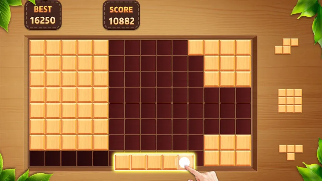Wood Block Classic (Вуд Блок Классик) МОД/Взлом [Бесконечные деньги, Монеты и Мега MOD] Screenshot 1