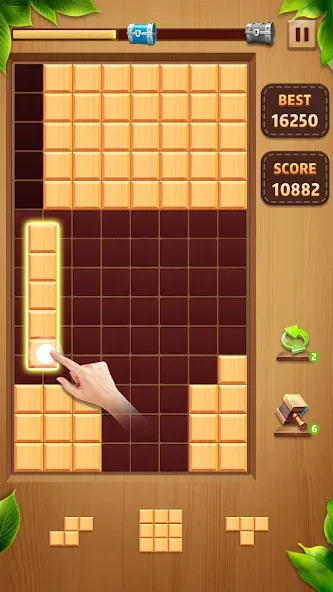 Wood Block Classic (Вуд Блок Классик) МОД/Взлом [Бесконечные деньги, Монеты и Мега MOD] Screenshot 4