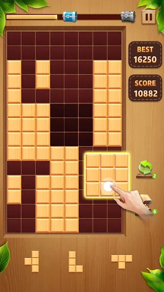 Wood Block Classic (Вуд Блок Классик) МОД/Взлом [Бесконечные деньги, Монеты и Мега MOD] Screenshot 5