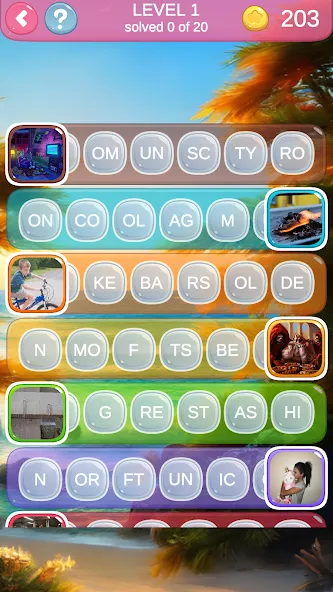 7000 words (семь тысяч) МОД/Взлом [Много монет, Открытые уровни и Мега MOD] Screenshot 4
