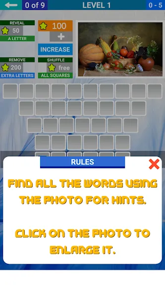 1 picture and a few words МОД/Взлом [Меню, Бесконечные монеты и Открытые уровни] Screenshot 3