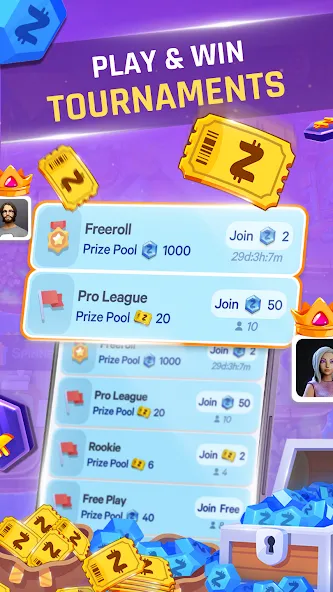 PlayZap - Games, PvP & Rewards (ПлейЗап) МОД/Взлом [Деньги, Монеты и Меню MOD] Screenshot 2