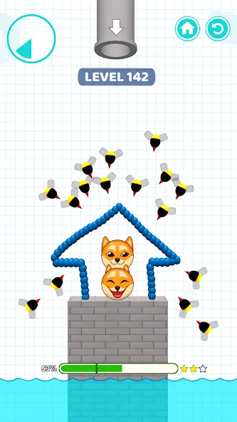 Save Balls: Brain Teaser Games МОД/Взлом [Много денег, Монет и Все открыто] Screenshot 2