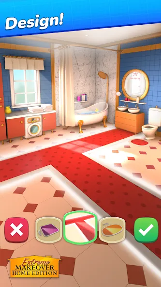 Extreme Makeover: Home Edition (Экстриммакеовер) МОД/Взлом [Деньги, Монеты и Меню MOD] Screenshot 2