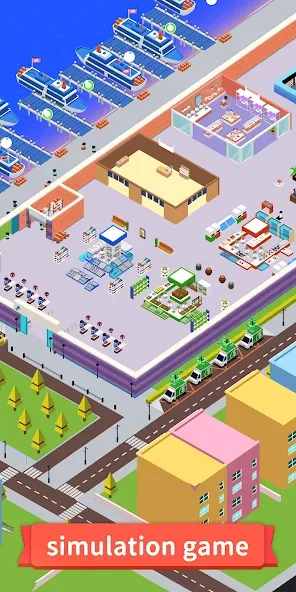 Idle Seafood Market -Tycoon (Айдл Сифуд Маркет) МОД/Взлом [Все открыто, Дополнительные деньги и Меню MOD] Screenshot 1