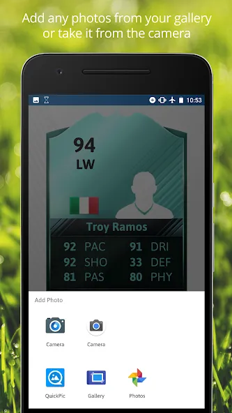 FUT Card Creator 23 (ФУТ Кард Криэйтор 23) МОД/Взлом [Все открыто, Дополнительные деньги и Меню MOD] Screenshot 5