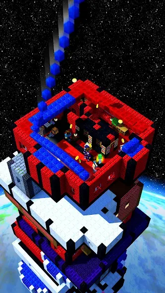 Tower Craft - Block Building (Тауэр Крафт) МОД/Взлом [Много денег, Монет и Все открыто] Screenshot 5