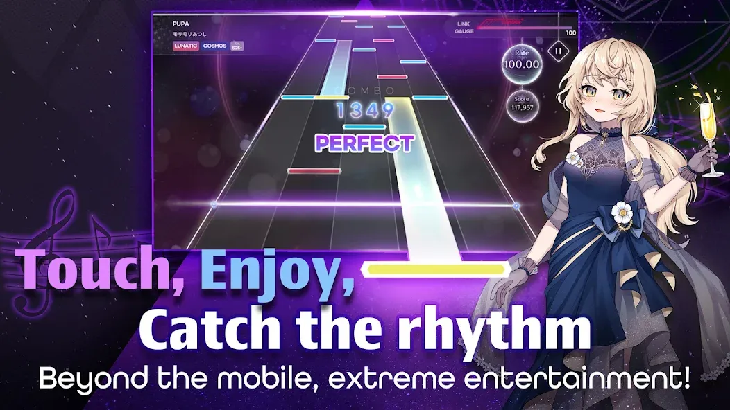 KALPA - Original Rhythm Game (КАЛПА) МОД/Взлом [Много монет, Открытые уровни и Мега MOD] Screenshot 3