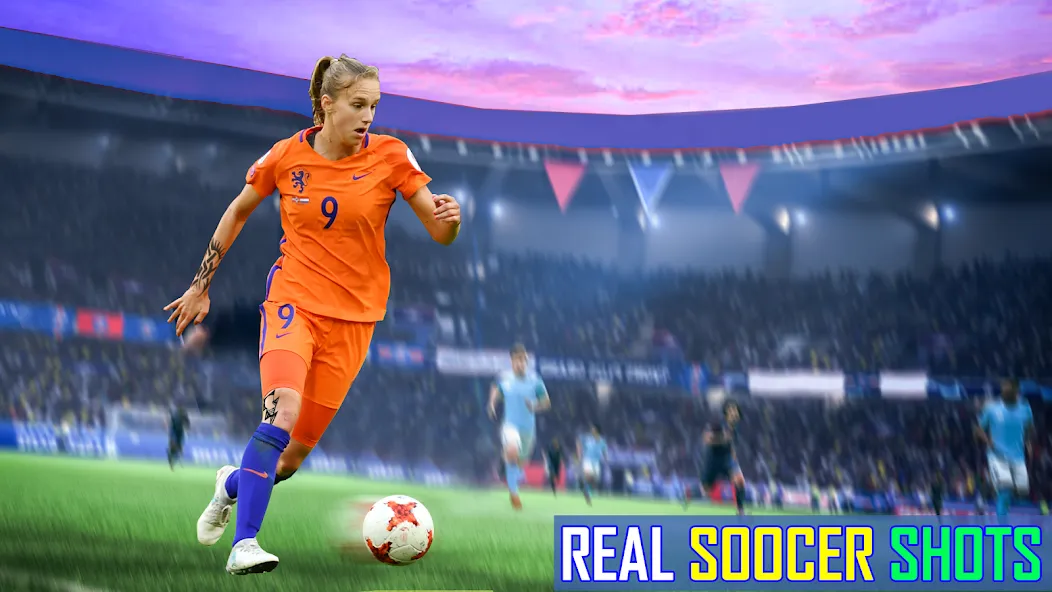 Soccer Kick Worldcup Champion МОД/Взлом [Меню, Бесконечные монеты и Открытые уровни] Screenshot 1