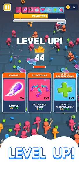 Blob Hero (Блоб Герой) МОД/Взлом [Меню, Бесконечные монеты и Открытые уровни] Screenshot 4