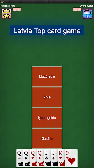 Latvian card game: RaccoonZole МОД/Взлом [Много монет, Открытые уровни и Мега MOD] Screenshot 1