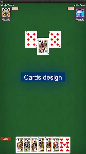 Latvian card game: RaccoonZole МОД/Взлом [Много монет, Открытые уровни и Мега MOD] Screenshot 4